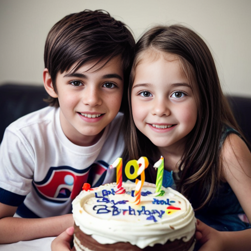 13th boy birthday with older sister