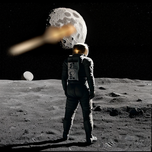 baer on the moon saying stinky bum
