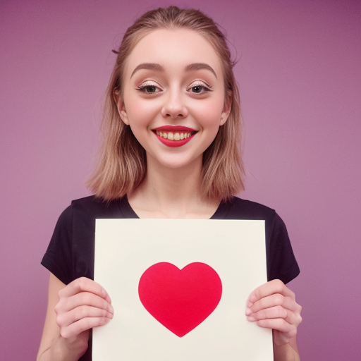 a big idiot with love heart eyes on this skinny girl
