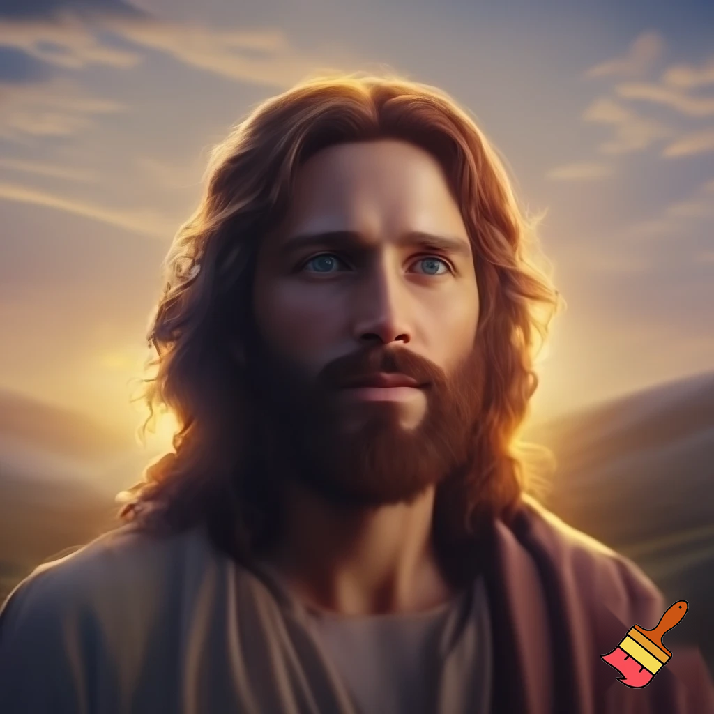 Jesus christ with ginger hair