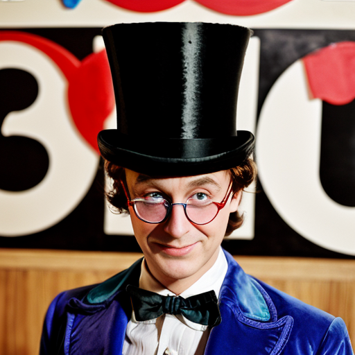 Top hat Willy Wonka