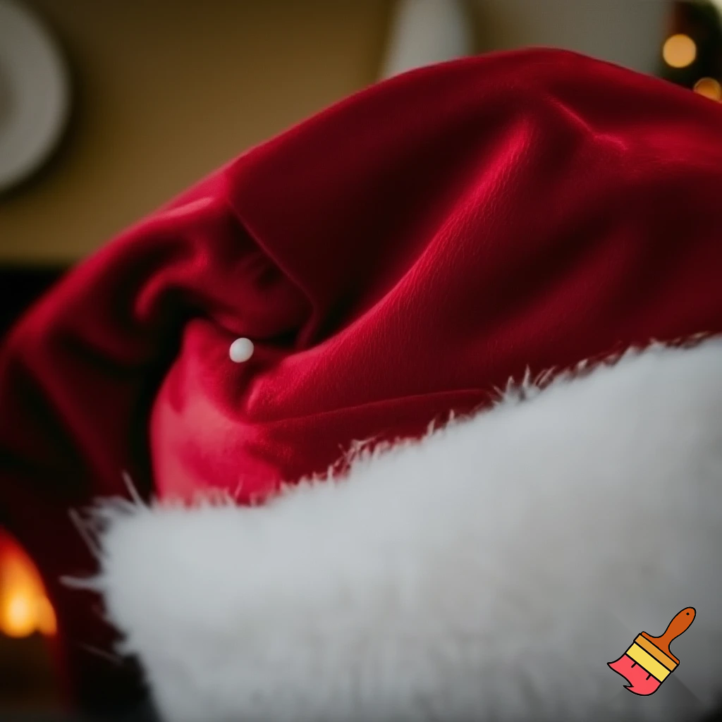 Christmas Santa Claus velvet hat delicate special delicate hat