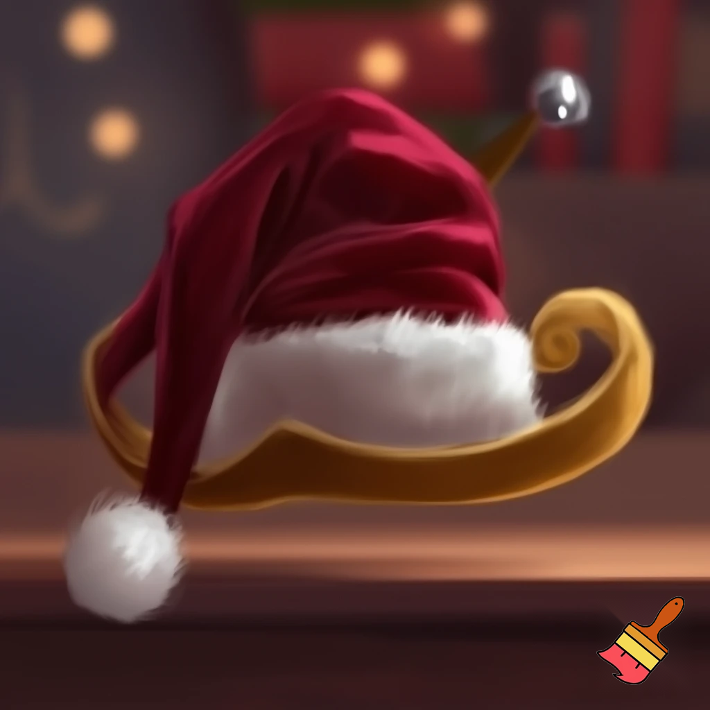Christmas velvet hat elf on the shelf hat velvet