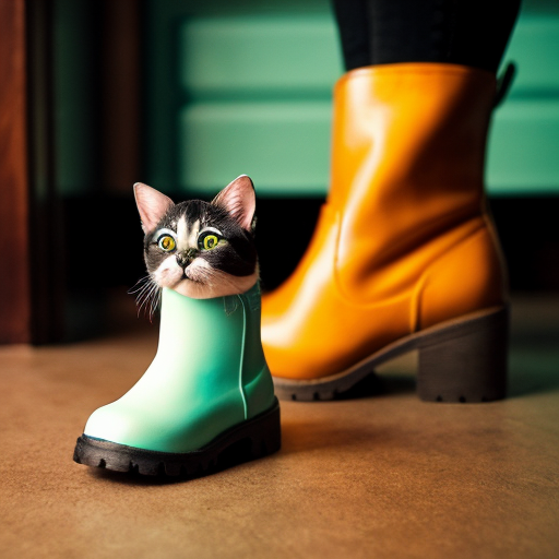 hazme un gato con botas y una princesa envenenenada