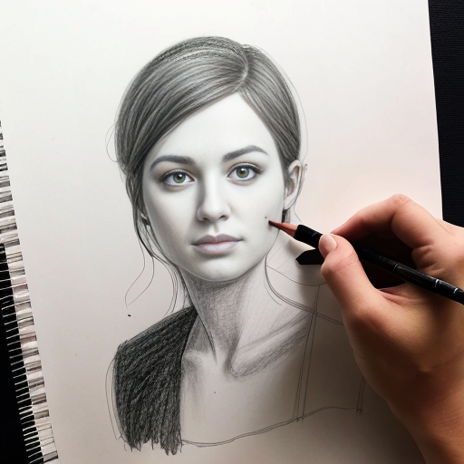 make me a drawing of a women
