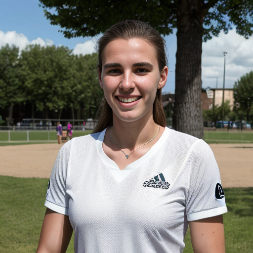 Goretzka and Vanessa at the park 