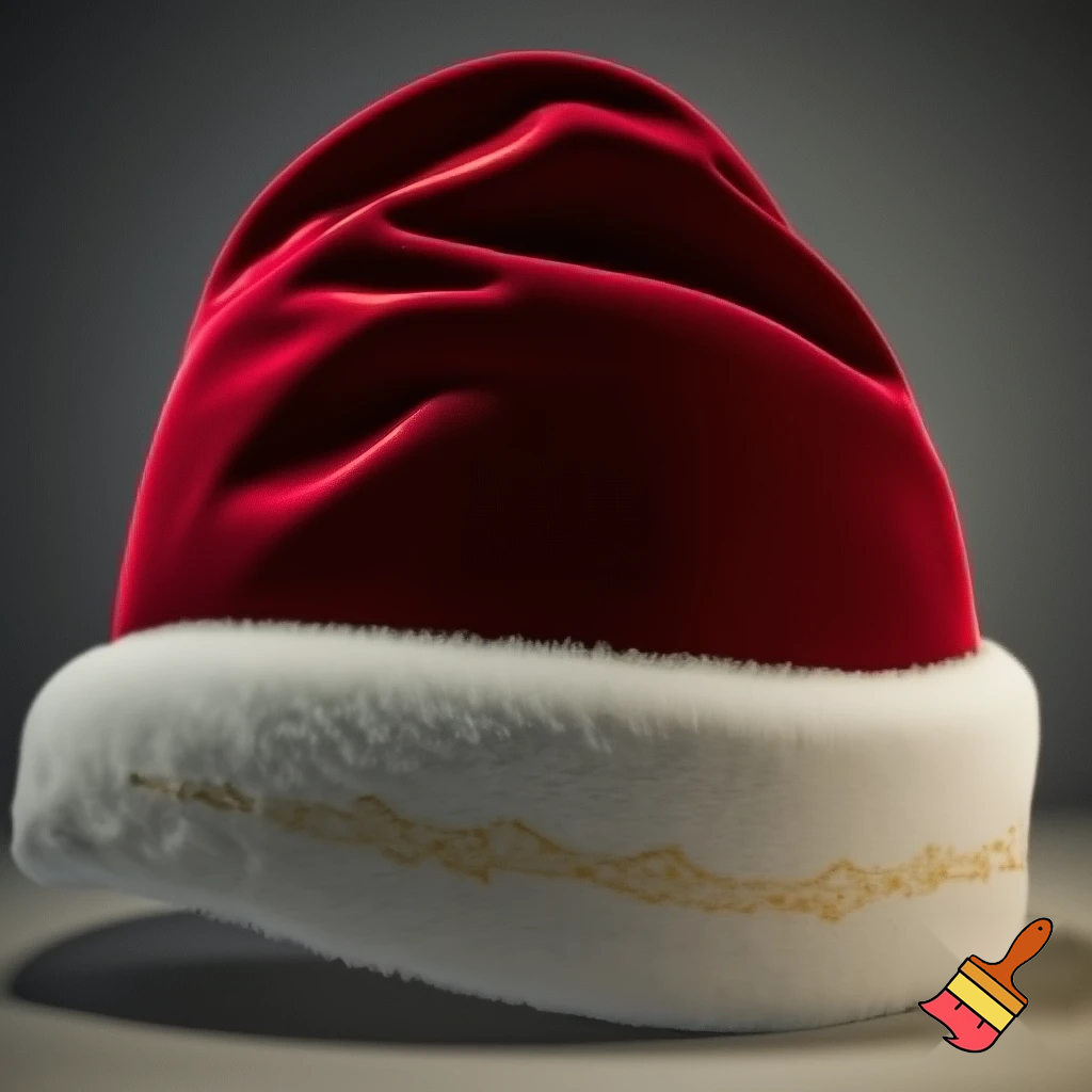 Christmas Santa Claus velvet hat delicate special delicate hat