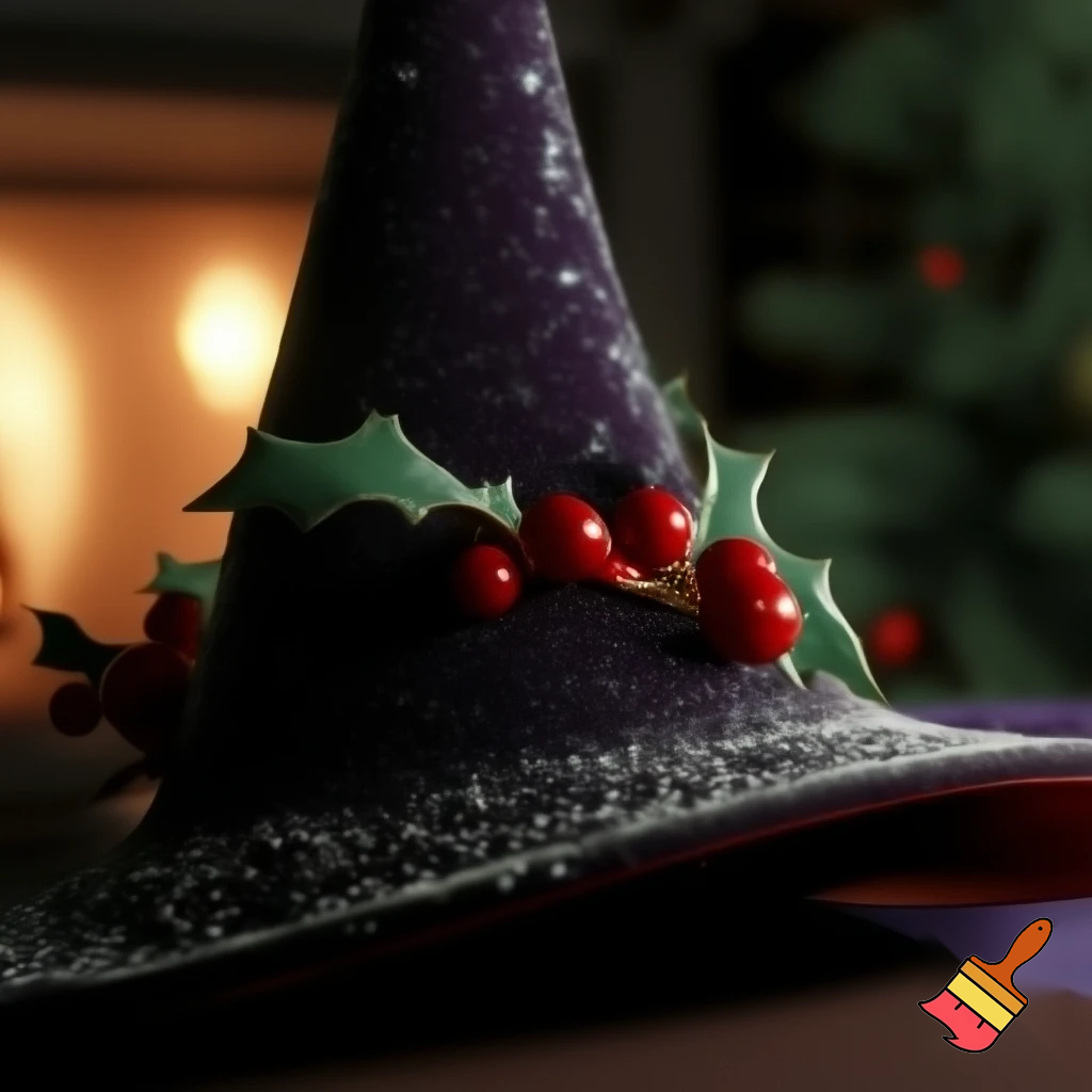 Christmas wizard hat