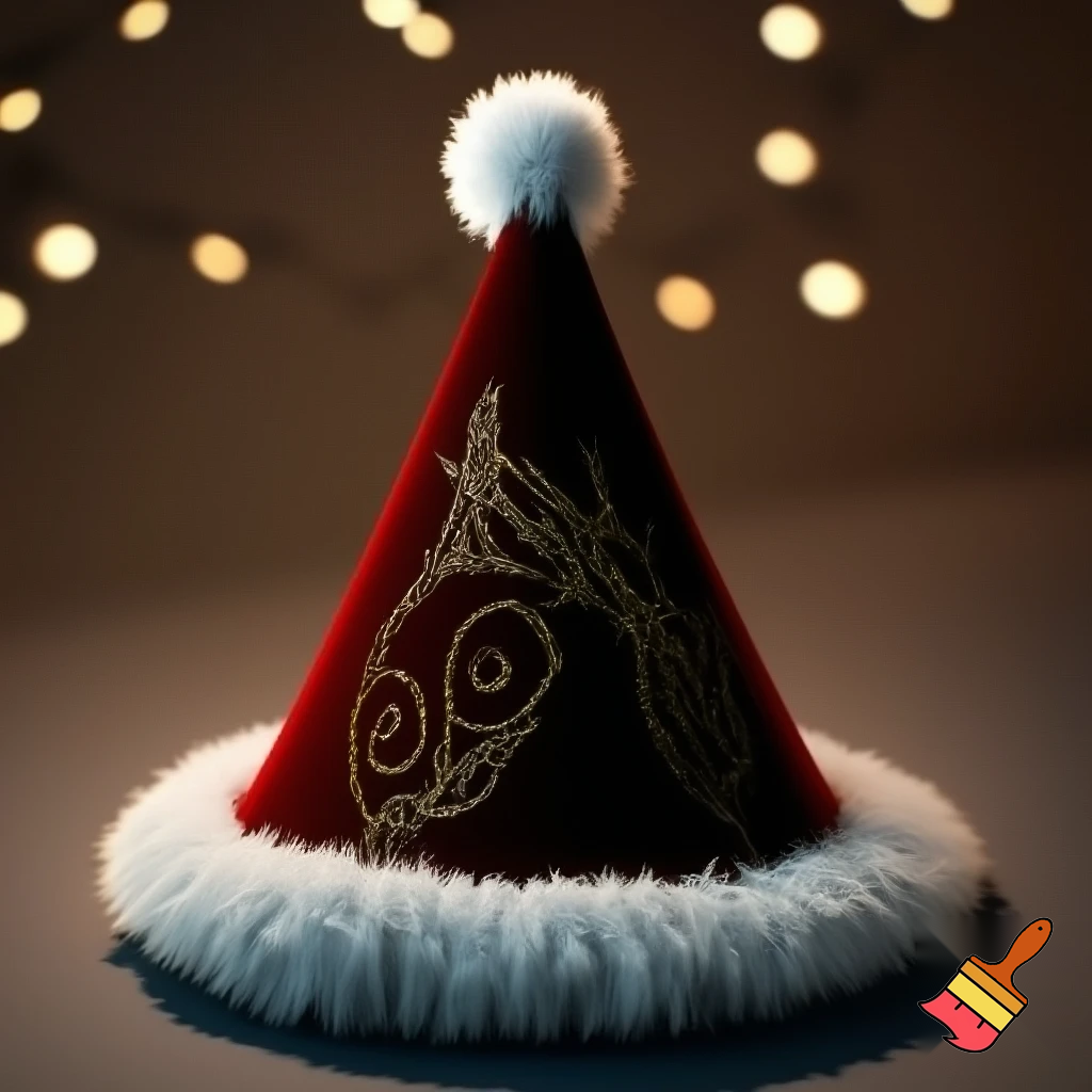 Christmas wizard hat