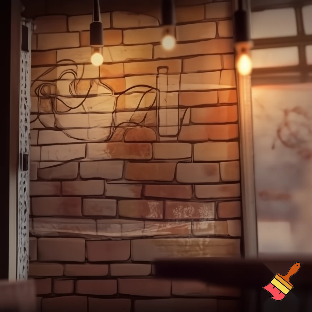 wall for café or restraun
