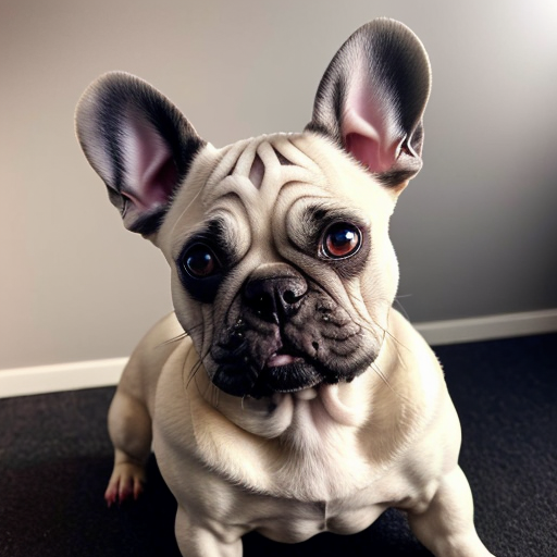 Make up body with the head to be a French bulldog with who’s white the arm to be a white pug, the other arm to be a black girl wiener dog Likes to be robot legs