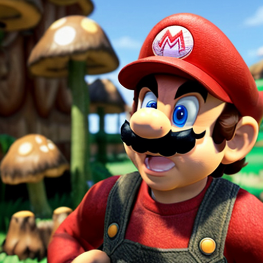 Mario is going on to say this world mushroom kingdom 