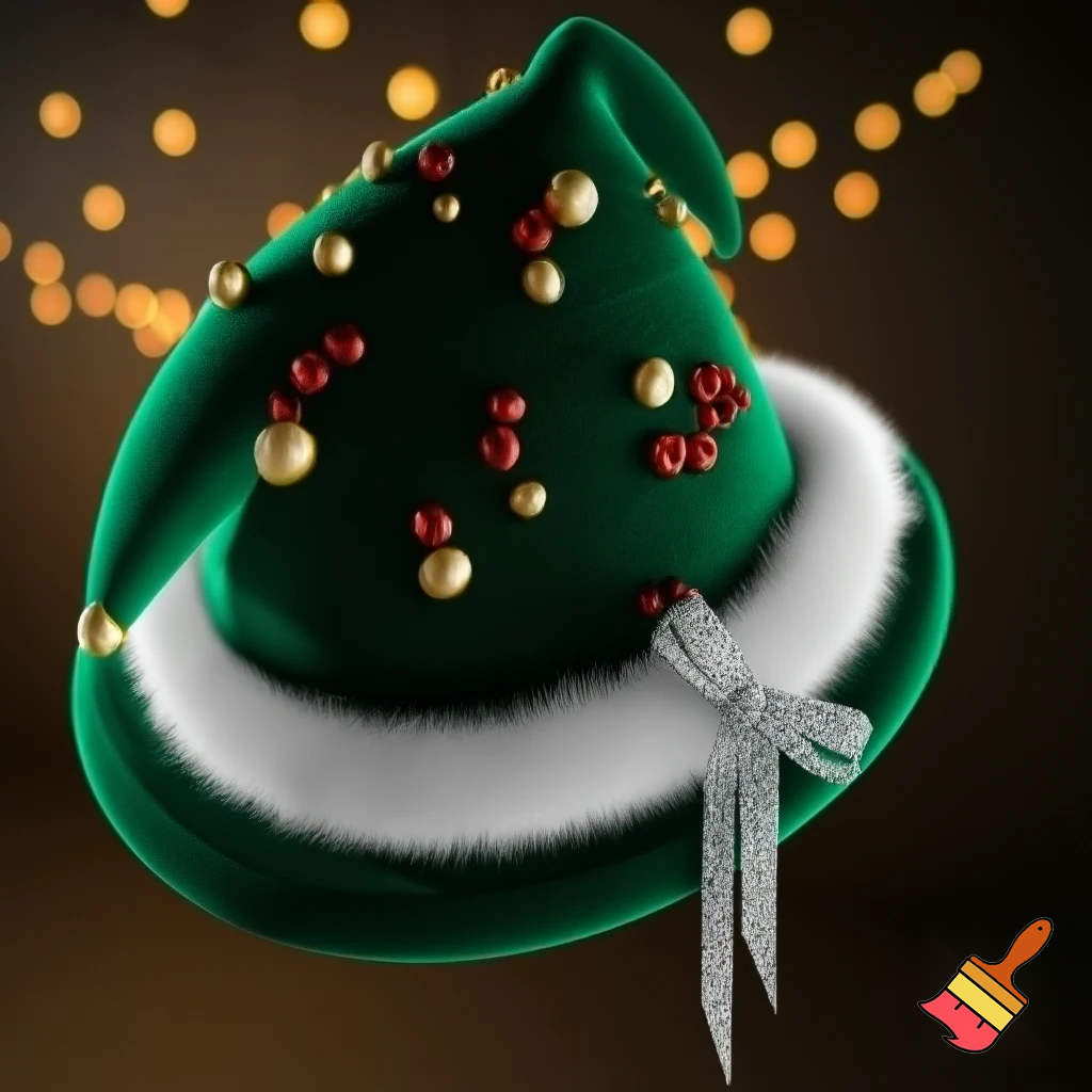 Christmas wizard hat