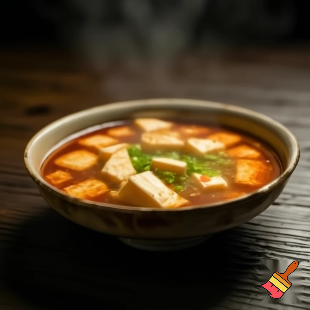 Un meraviglioso piatto di gioze cinesi in brodo