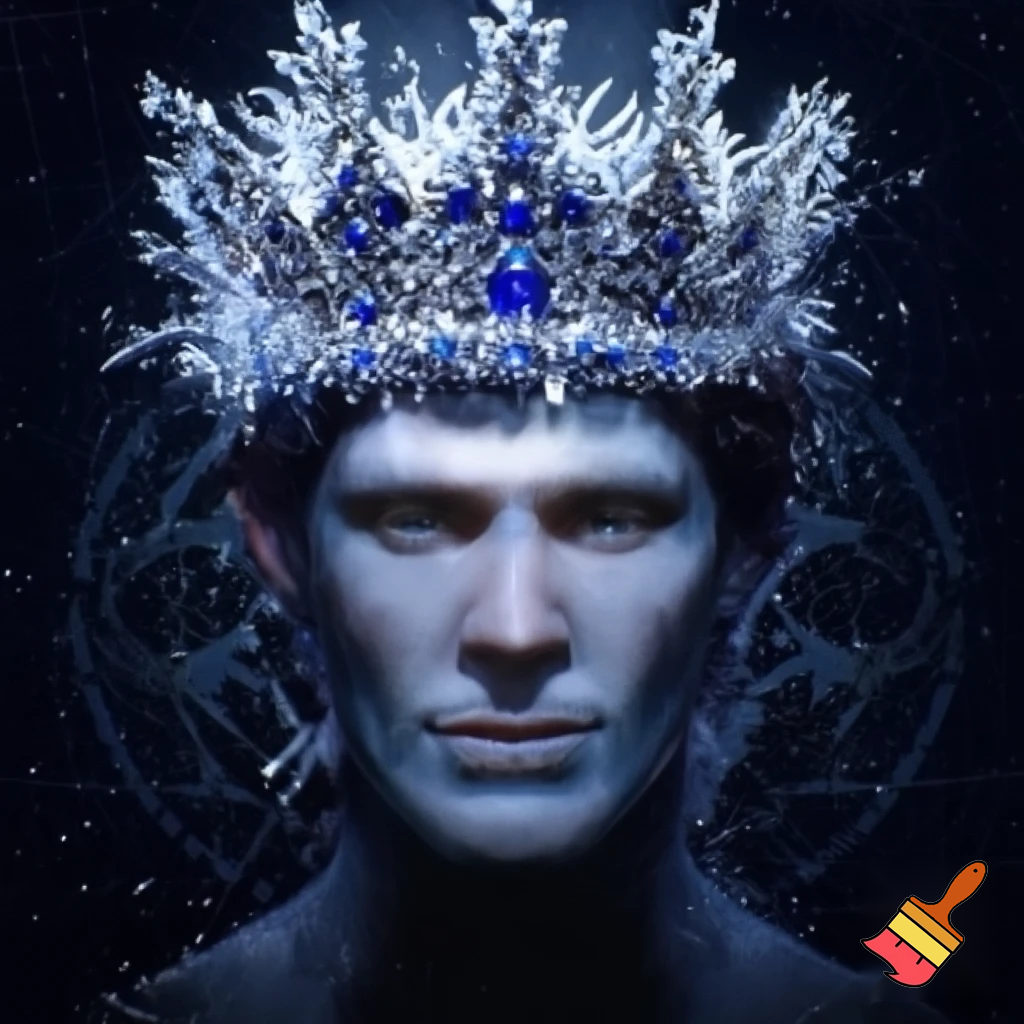 will u generate an image with 67 wearing a crown and ice around it mith mason 67