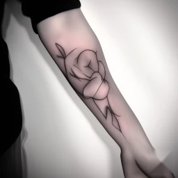 september birth flower tattoo