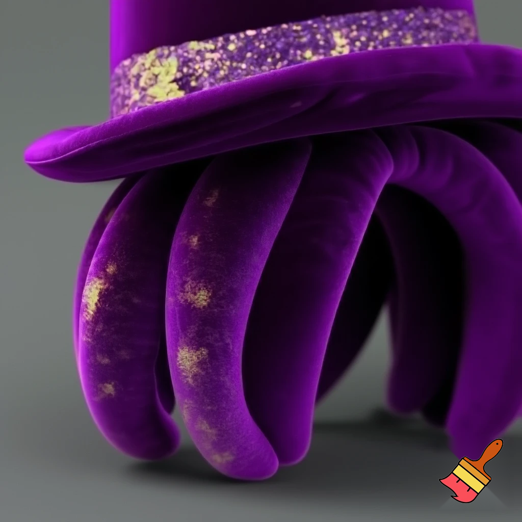 Easter bunny headband, top hat, purple and white with glitter gold purple glitter velvet and delicate