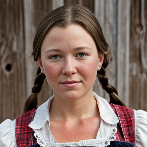 Melissa Gilbers as Laura Ingalls from Little House on Prairie