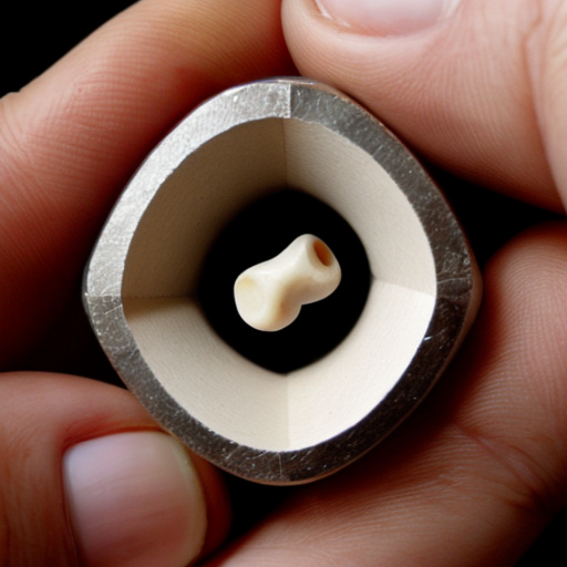 Tiny atoms that are bonded together make up the bone. 