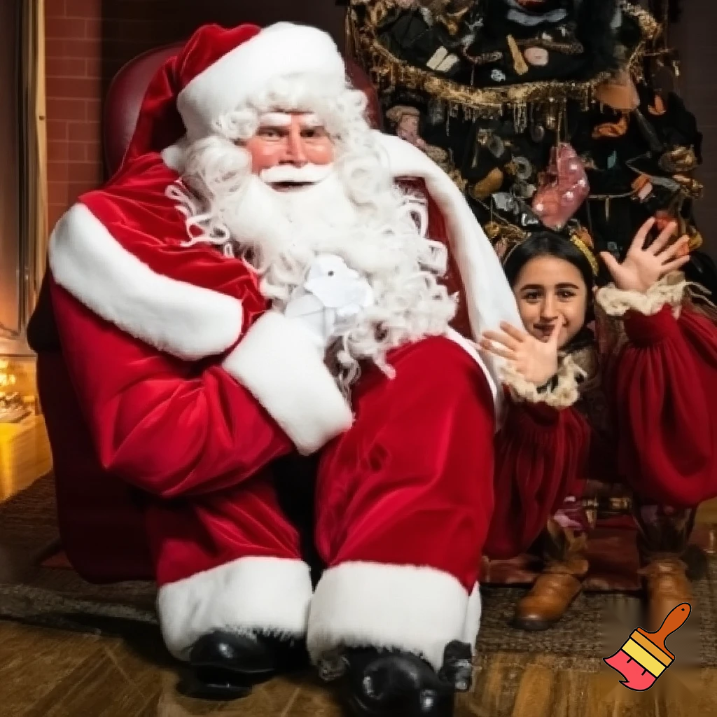 Big huge presents big huge presents for Boxing Day big shoot Santa Claus is in the Magic box Santa Claus