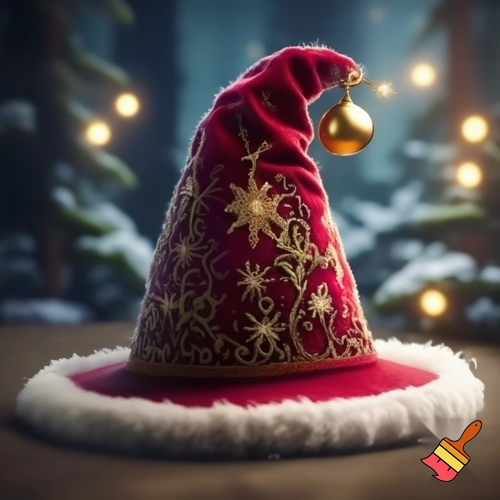 Christmas wizard hat