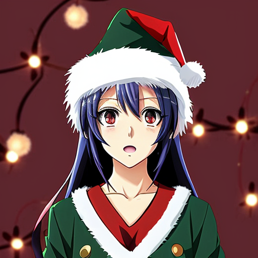 Christmas wizard hat