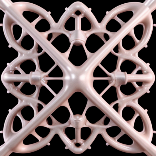 atomares Gitternetzwerk, dass mit einem Rastertunnelmikroskop angefertigt wurde. Zur Veranschaulichung fundamentaler physikalischer Gitterstruktur im 0,5–2nm-Bereich  