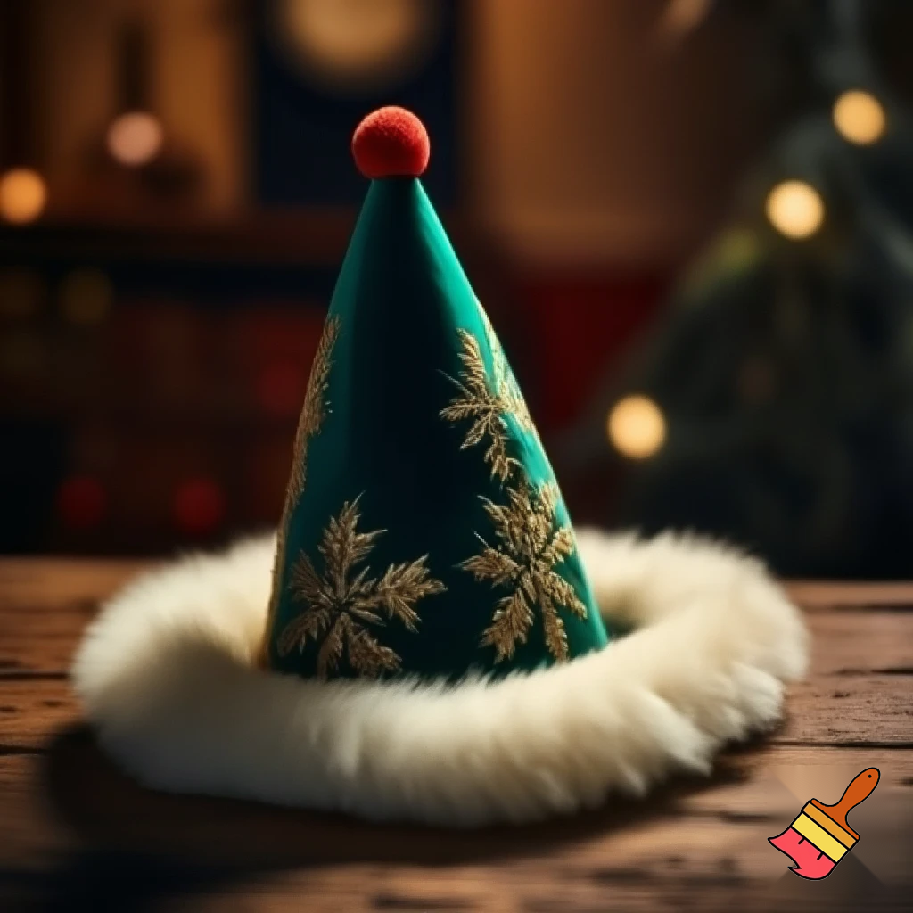 Christmas wizard hat