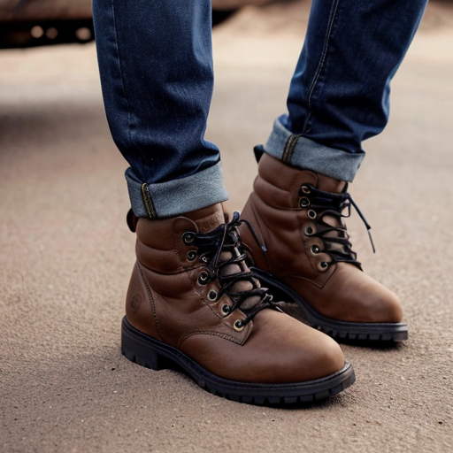 Un giovane uomo muscoloso si trova in un ambiente neutro con illuminazione ben definita. Indossa stivali robusti e jeans aderenti che mettono in risalto la sua muscolatura. La telecamera parte da una ripresa a figura intera, poi si abbassa mentre il giovane, con un gesto deciso e controllato, schiaccia una camola a terra sotto la suola dei suoi stivali. Dettaglio sulla suola che preme sull’insetto. Nessun eccesso di violenza, atmosfera neutra. Nessun suono o dialogo.