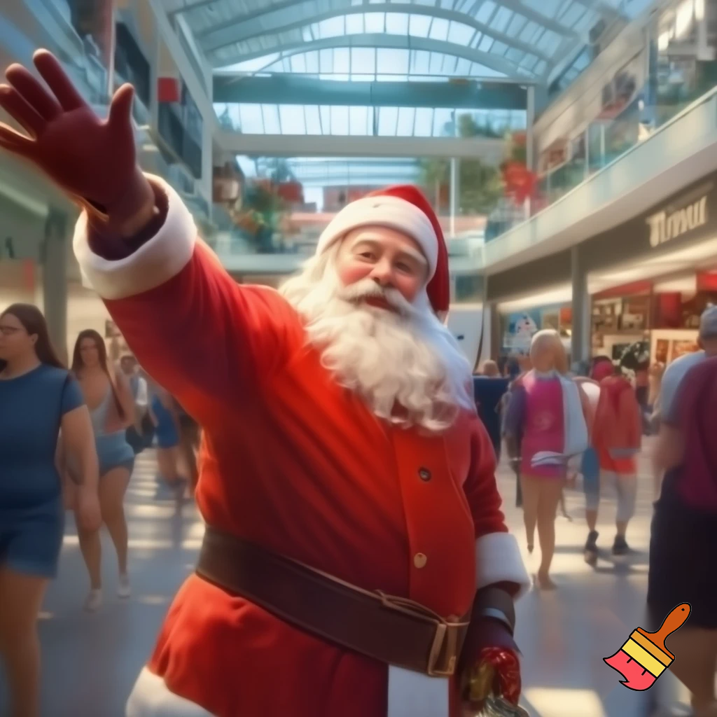 Santa Claus at Cranbourne shopping Centre