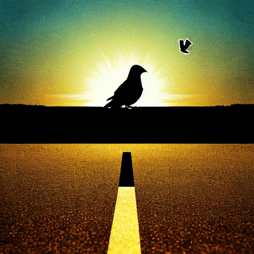 Silhouette ouvrant un écran comme une fenêtre sur un paysage lumineux. Icône symbolique de liberté ou d’émancipation (oiseau, lumière, chemin ouvert).