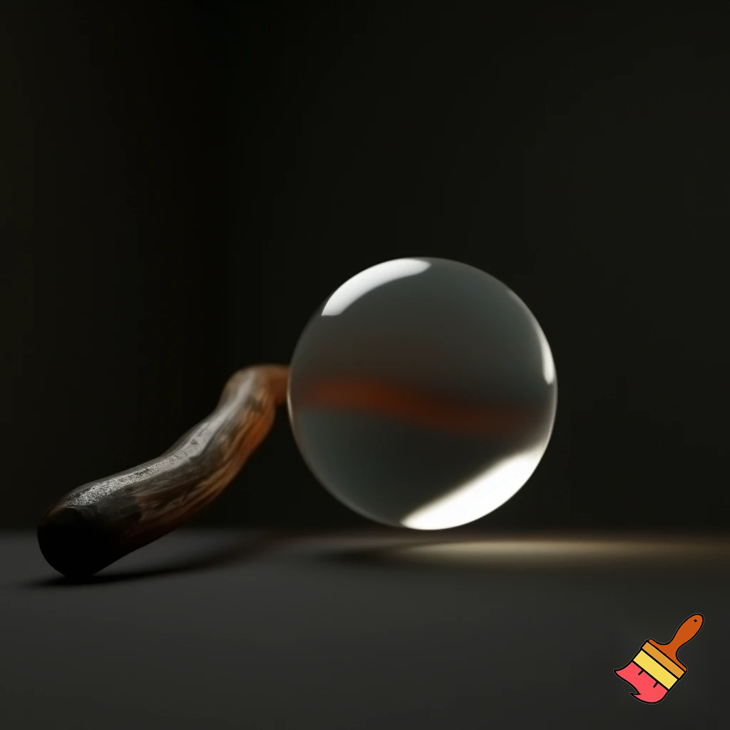 Magic or stick with the crystal ball stick a walking stick