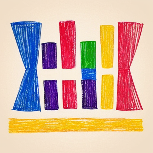 Make a simple abstract crayon style drawing with the words The End layered in front