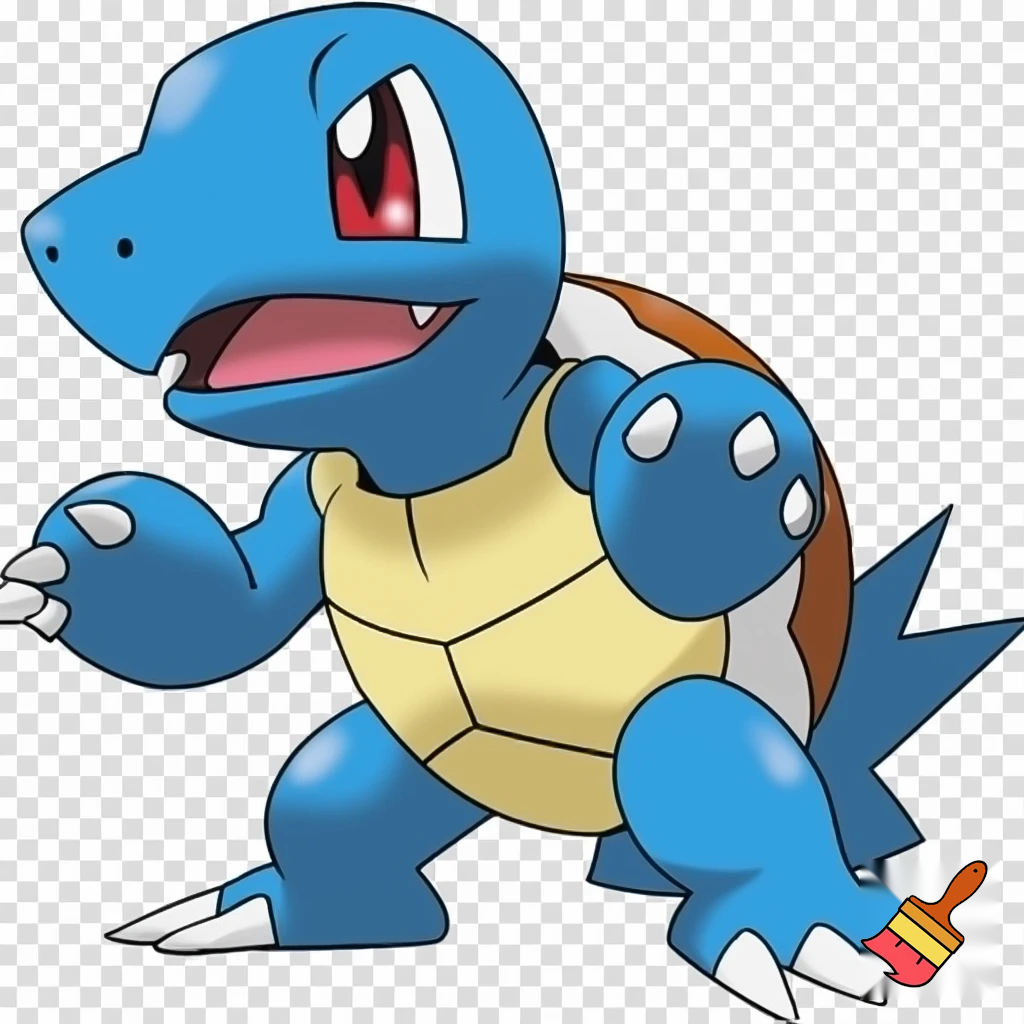 blue agumon veemon digimon squirtle blue wartortle pokemon fusion