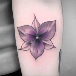 february birth flower tattoo