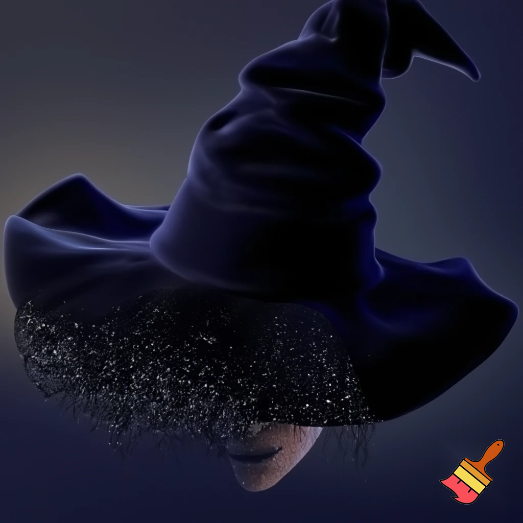 Velvet witches hat, witches hat, dark velvet witches hat and black glitter a fabric and velvet