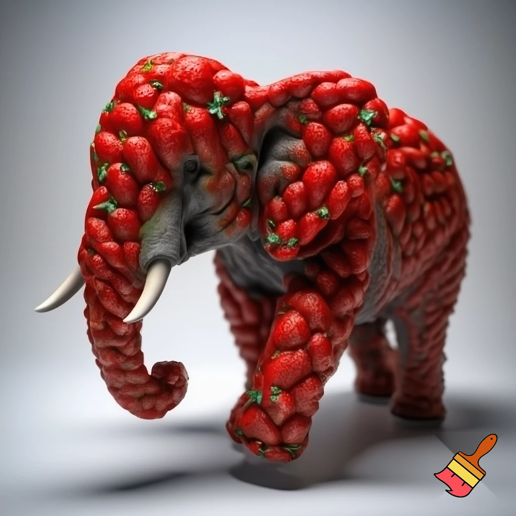 strawberry elephant dancing