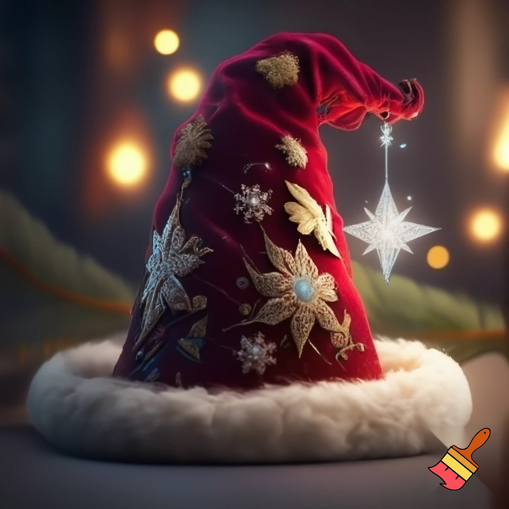 Christmas wizard hat costume