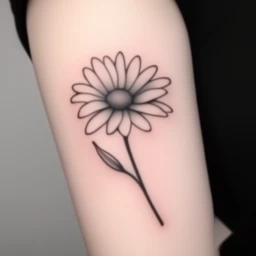 april birth flower tattoo