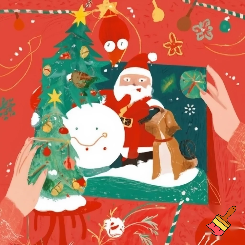 crea biglietto auguri di natale in formato 16:9