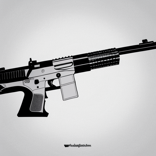 a silver axolotl holding a glock 19