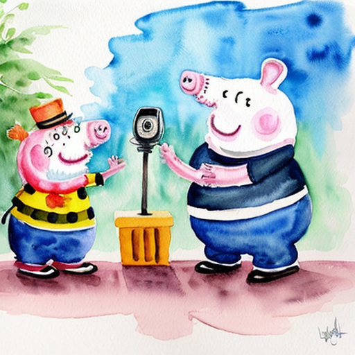 Cctv footage clown vs peppa uganda