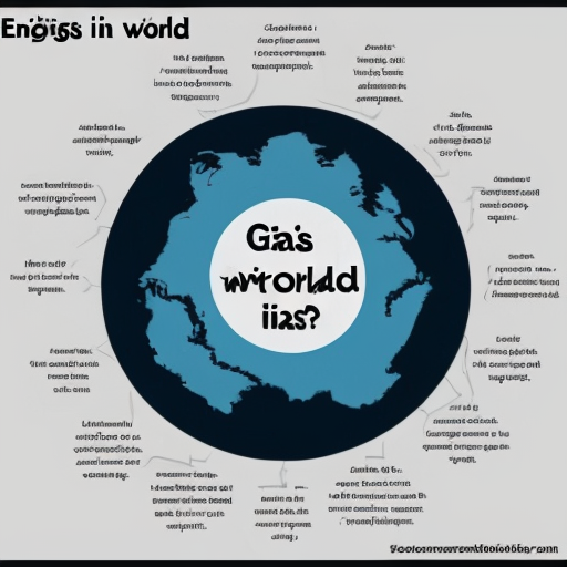 Generate a picture with why is English important in the world