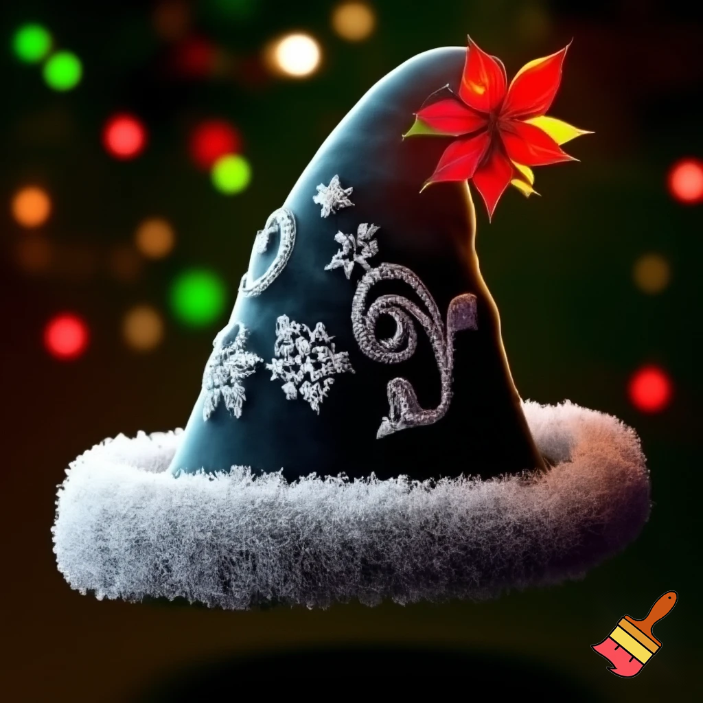 Christmas wizard hat
