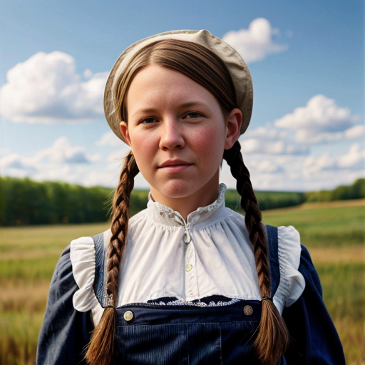 Melissa Gilbers as Laura Ingalls from Little House on Prairie