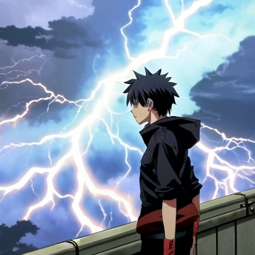 anime charachter REBELLING against WOKE and include ALOT of thunder 
emphasising there stanse on matter
