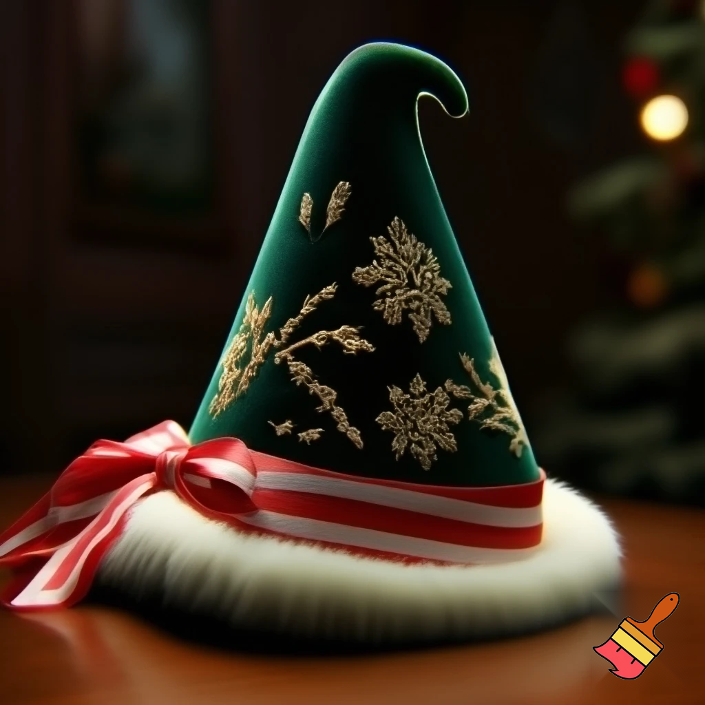 Christmas wizard hat