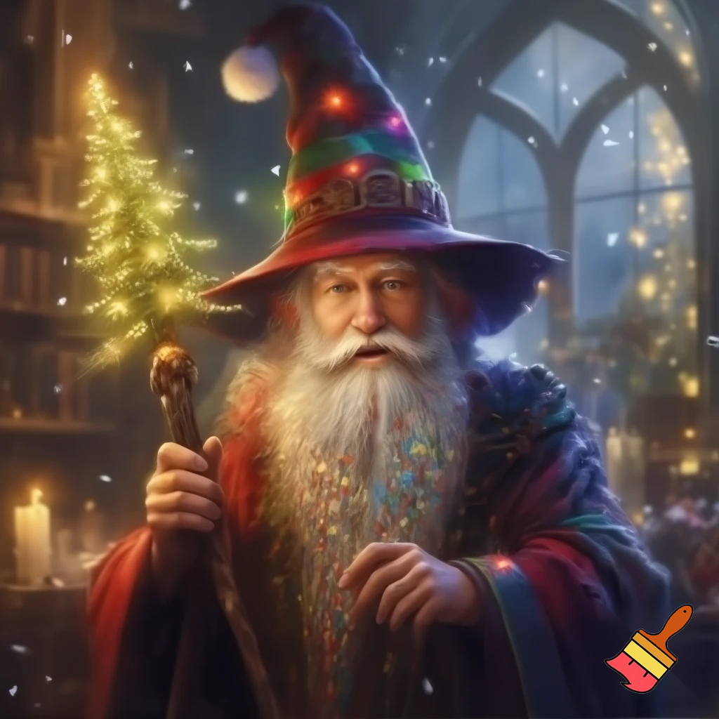 Christmas party hat wizard hat