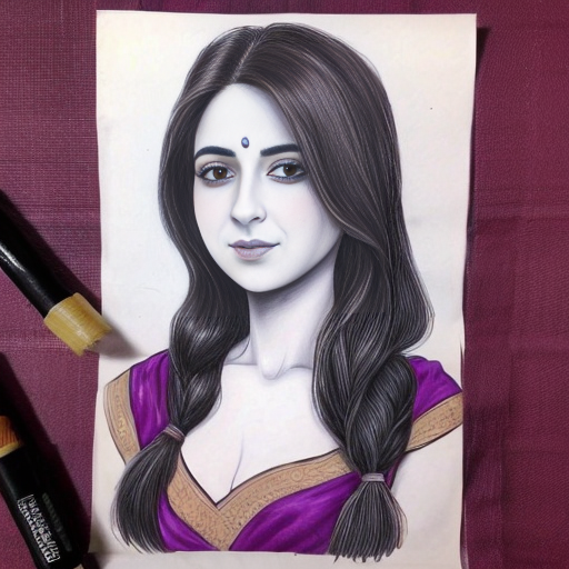 hiw to drow the giel in buetiful sari step by step

