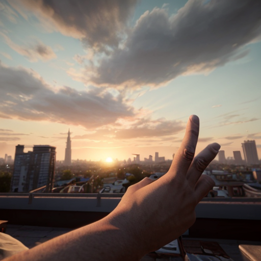 A giant green Hulk 🧟‍♂️ sitting on a rooftop at sunset with his girlfriend, soft golden sky, city lights glowing below, Hulk looking gentle and deeply in love, holding her hand carefully with his massive green fingers, emotional romantic atmosphere, cinematic lighting, ultra realistic, detailed expressions, 4k, dramatic sky
